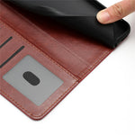 For Xiaomi 17 Max Wallet Case Litchi Texture Leather Flip Cover with Card Slots and Hand Strap