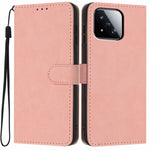 For Xiaomi 17 Max Wallet Case Litchi Texture Leather Flip Cover with Card Slots and Hand Strap