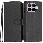 For Xiaomi 17T Wallet Case Litchi Texture Leather Flip Cover with Card Slots and Hand Strap