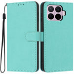 For Xiaomi 17T Wallet Case Litchi Texture Leather Flip Cover with Card Slots and Hand Strap