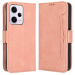 Xiaomi Redmi Note 12 Pro+ 5G Fallskyddande mobilskal Flera Kortfatt PU-läder Plånboksfodral med Stativ Dubbelt Magnetspänne