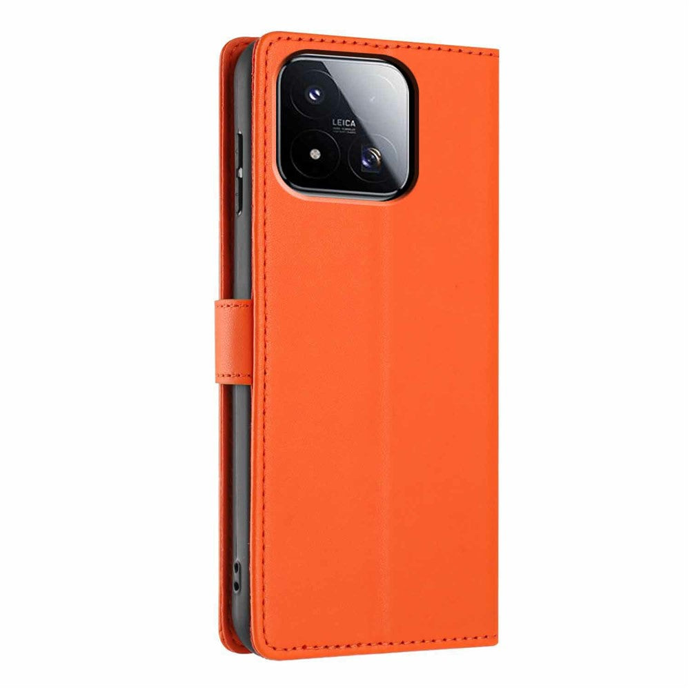 For Xiaomi 17 Max Stand Case Tree-and-Cat Pattern PU Leather Wallet Protective Phone Cover with Wrist Strap