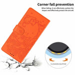 For Xiaomi 17 Max Stand Case Tree-and-Cat Pattern PU Leather Wallet Protective Phone Cover with Wrist Strap