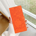For Xiaomi 17 Max Stand Case Tree-and-Cat Pattern PU Leather Wallet Protective Phone Cover with Wrist Strap