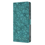 For Xiaomi 17 Max Flip Case Cherry Blossom Pattern Leather Wallet Stand Phone Cover with Wrist Strap