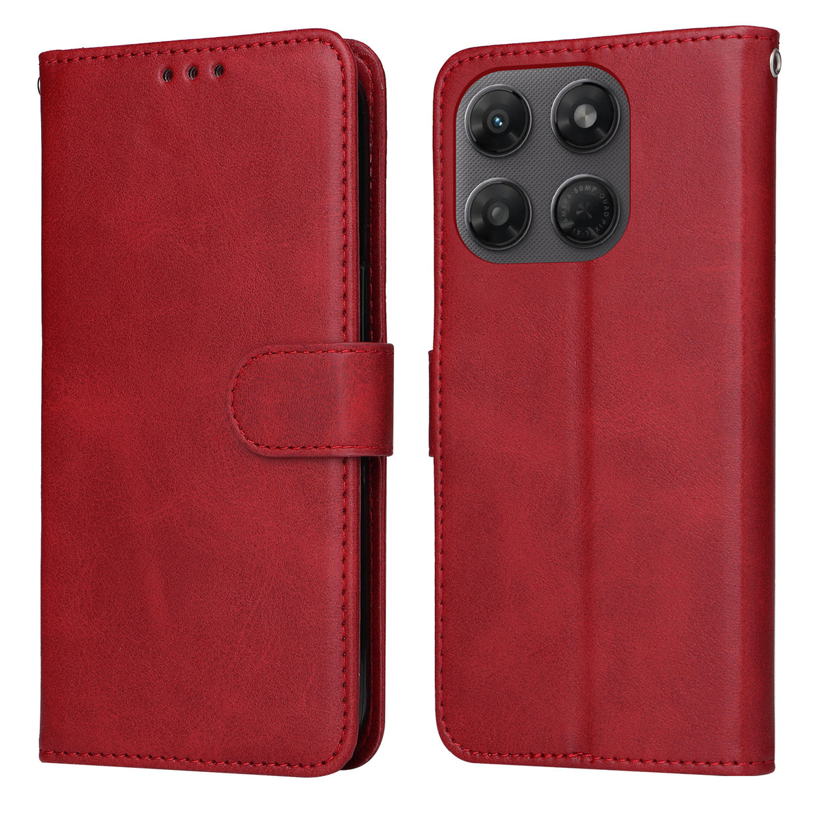 Motorola Moto G37 Power 5G / Motorola Moto G47 5G / Motorola Moto G37 5G skal plånbok PU-läder folio flip-fodral