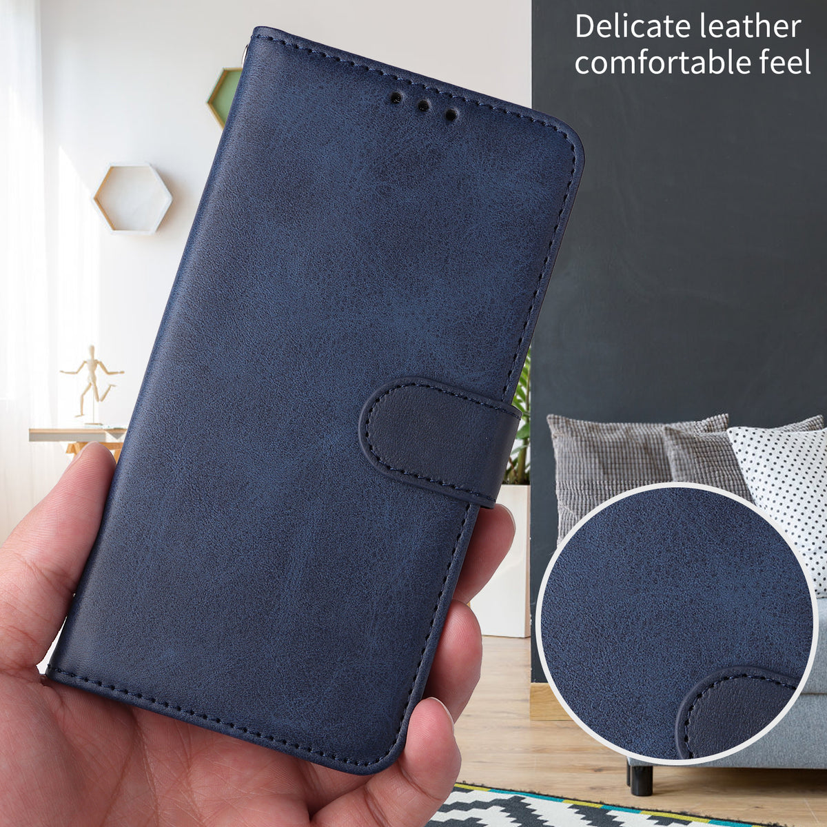 Til Samsung Galaxy S26 FE Etui Pung PU Læder Folio Flip Telefon Cover