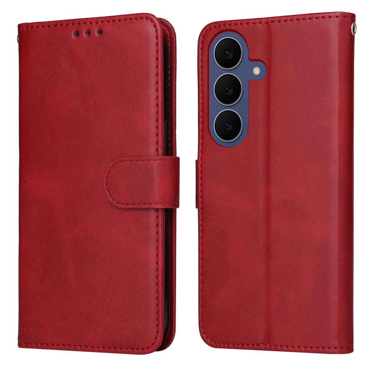 Til Samsung Galaxy S26 FE Etui Pung PU Læder Folio Flip Telefon Cover