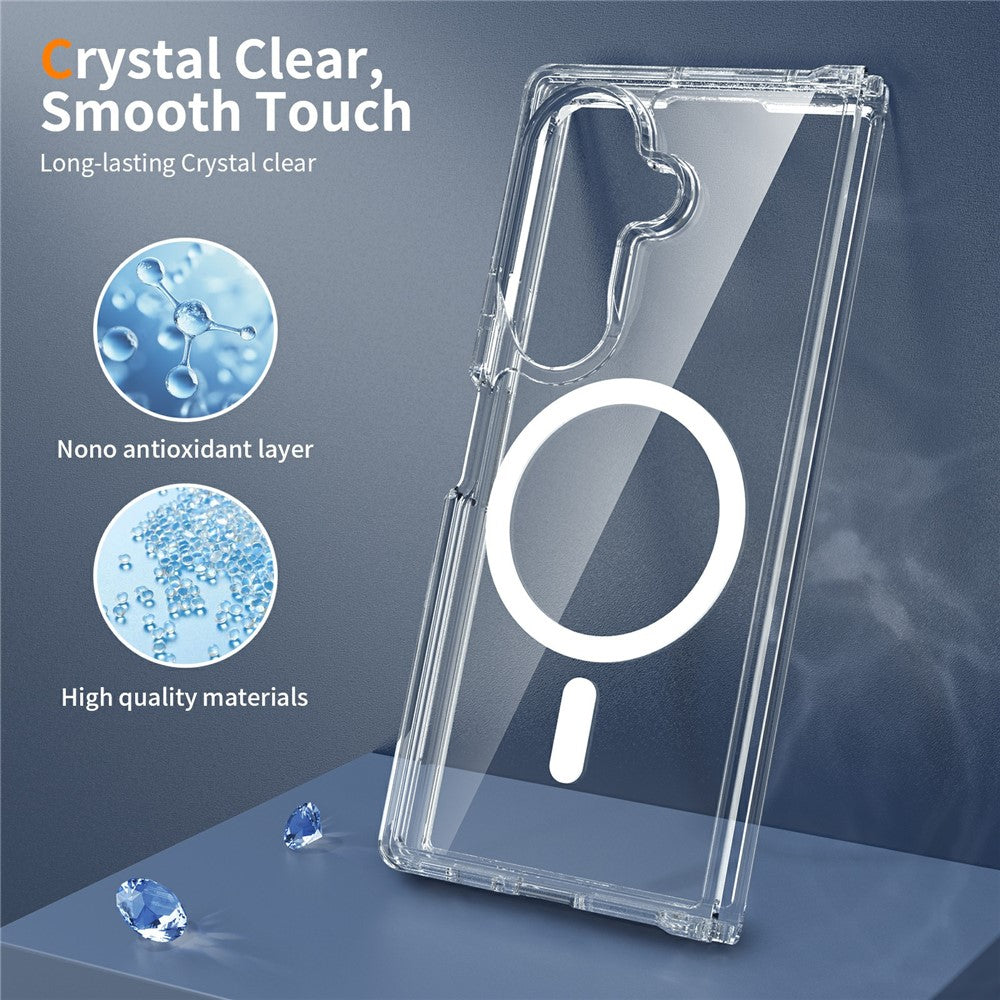 For Samsung Galaxy Z Fold8 Ultra Magnetic Case 2.0mm Scratch Resistant TPU + PC Phone Cover