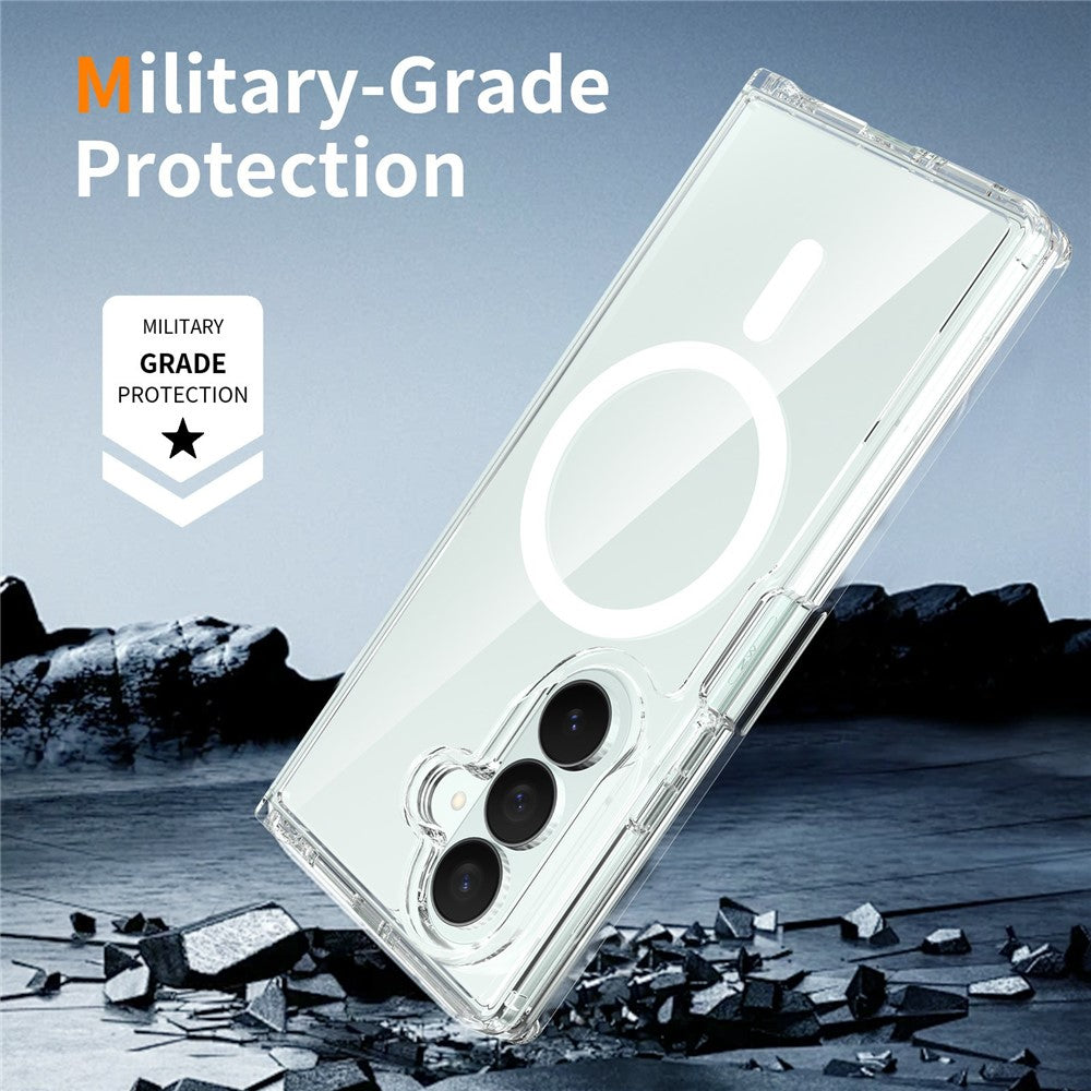 For Samsung Galaxy Z Fold8 Ultra Magnetic Case 2.0mm Scratch Resistant TPU + PC Phone Cover