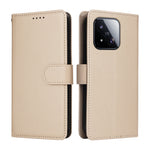 For Xiaomi 17 Max Case RFID Blocking 3 Card Slots PU Leather Phone Cover with Wrist Strap