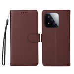 For Xiaomi 17 Max Case RFID Blocking 3 Card Slots PU Leather Phone Cover with Wrist Strap