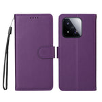 For Xiaomi 17 Max Case RFID Blocking 3 Card Slots PU Leather Phone Cover with Wrist Strap