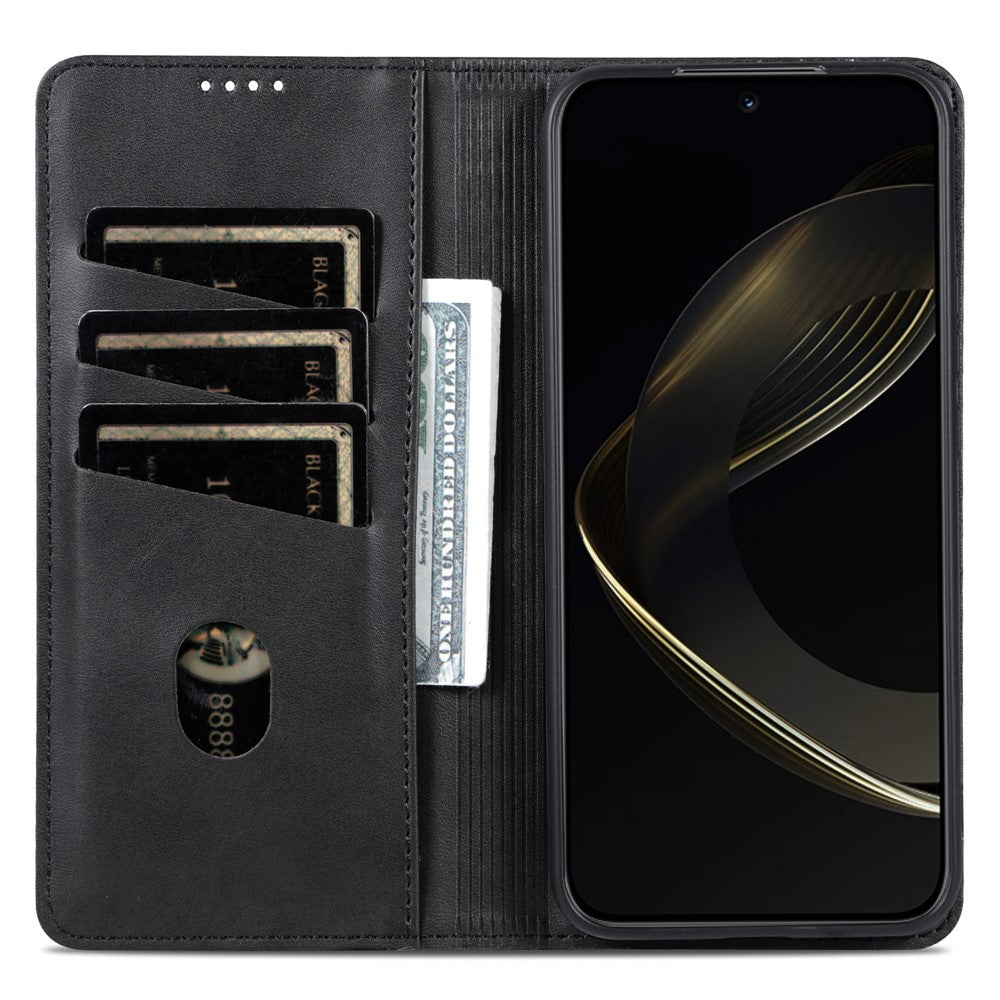 AZNS For Xiaomi 17 Max Case Cowhide Texture PU Leather Wallet Phone Cover