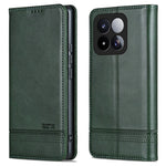 AZNS För Xiaomi 17 Max Skal Plånboksfodral i Kohud med Textur av PU-läder