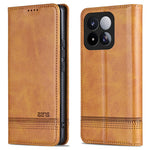 AZNS For Xiaomi 17 Max Case Cowhide Texture PU Leather Wallet Phone Cover