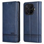 AZNS Phone Case  For Xiaomi 17T Pro Cowhide Texture PU Leather Wallet Phone Cover