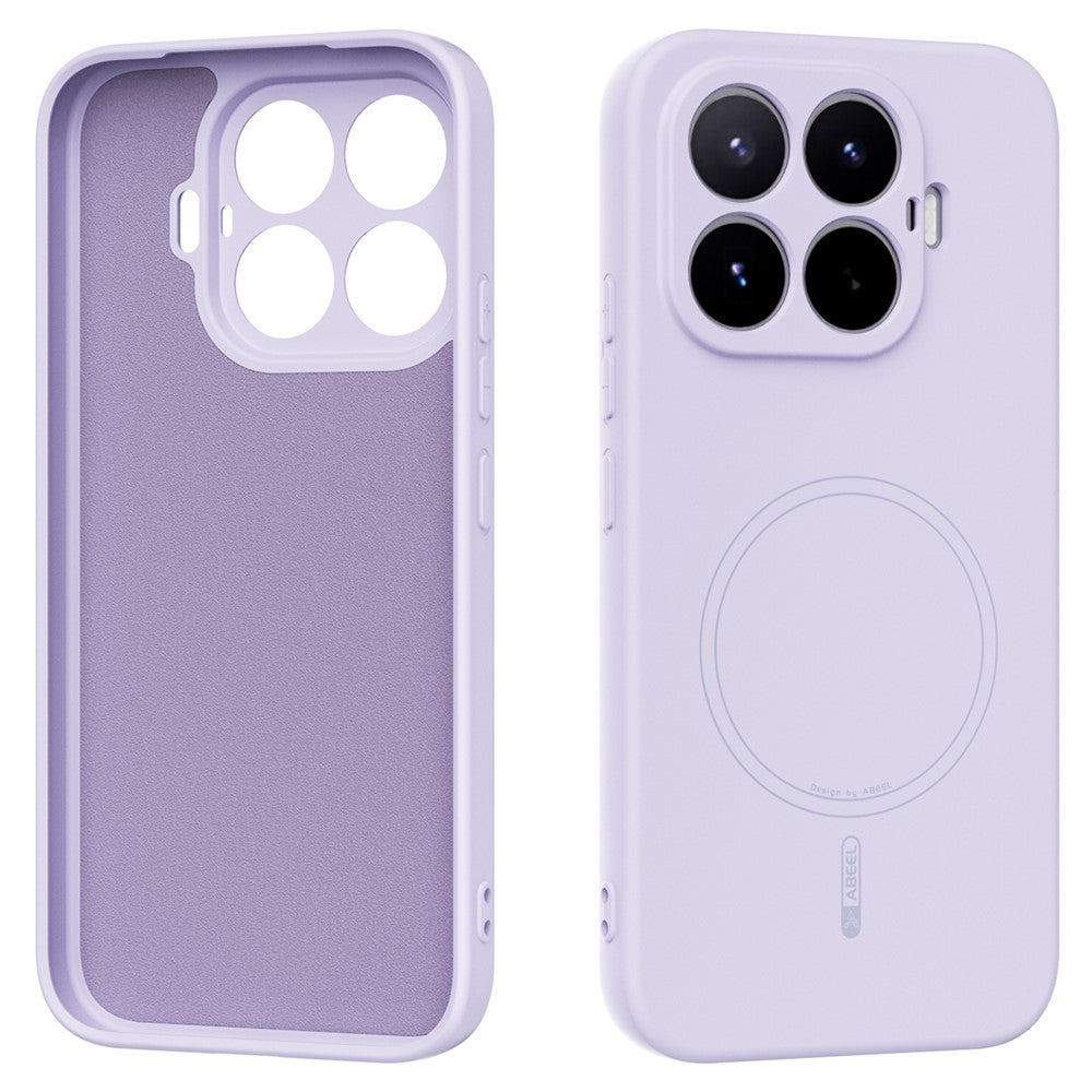 ABEEL Magnetisk Cover til Xiaomi 17T Hudvenlig Flydende Silikone Telefon Bagcover