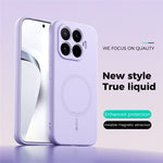 ABEEL Magnetic Case For Xiaomi 17T Skin Touch Liquid Silicone Phone Back Cover