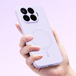 ABEEL Magnetic Case For Xiaomi 17T Skin Touch Liquid Silicone Phone Back Cover