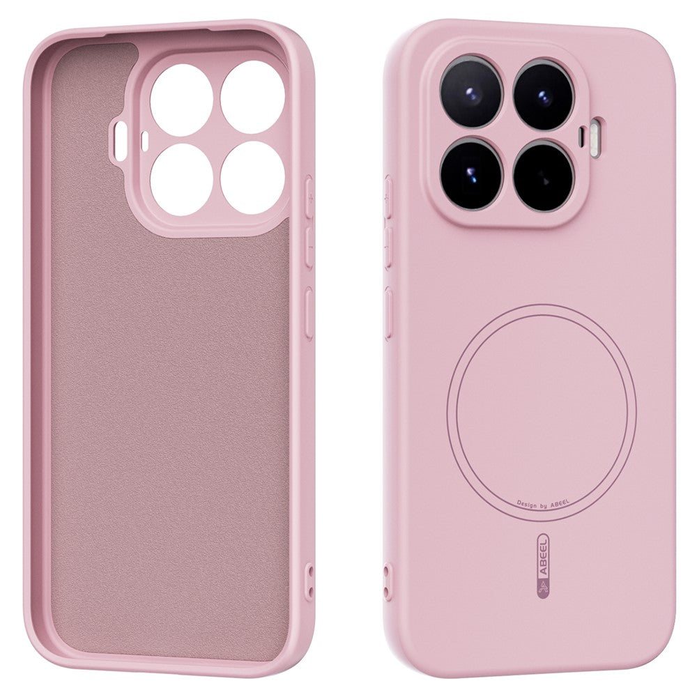 ABEEL Magnetic Case For Xiaomi 17T Skin Touch Liquid Silicone Phone Back Cover