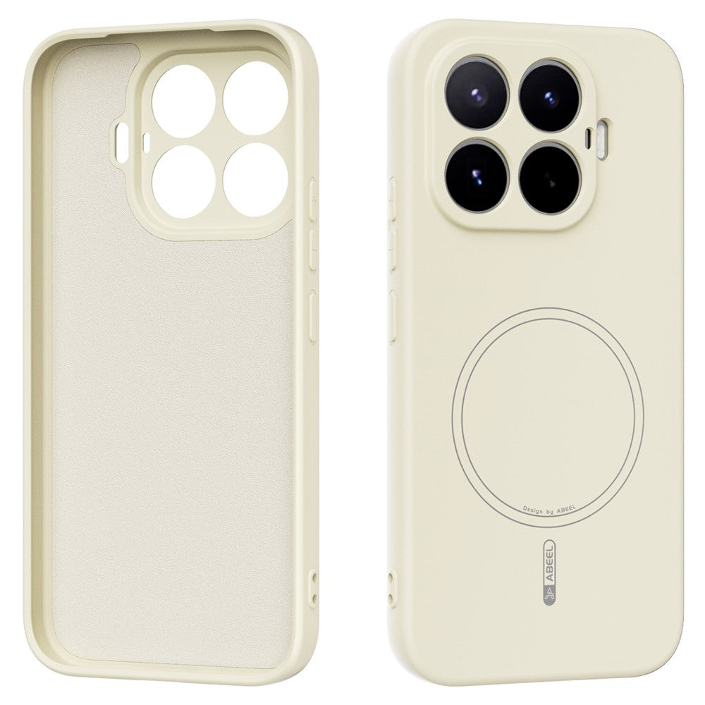 ABEEL Magnetisk Cover til Xiaomi 17T Hudvenlig Flydende Silikone Telefon Bagcover