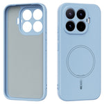 ABEEL Magnetic Case For Xiaomi 17T Skin Touch Liquid Silicone Phone Back Cover