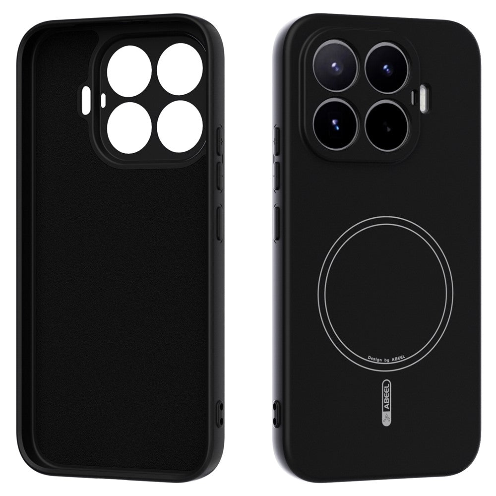 ABEEL Magnetic Case For Xiaomi 17T Skin Touch Liquid Silicone Phone Back Cover