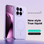 ABEEL Magnetic Case For Xiaomi 17T Pro Skin Touch Liquid Silicone Phone Back Cover