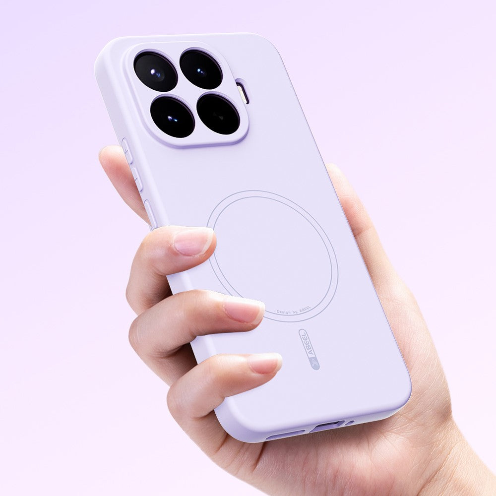 ABEEL Magnetic Case For Xiaomi 17T Pro Skin Touch Liquid Silicone Phone Back Cover