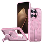 Xiaomi 17T Pro Magnetiskt Skal Stöd Grid Texture TPU PC mobil Baksida