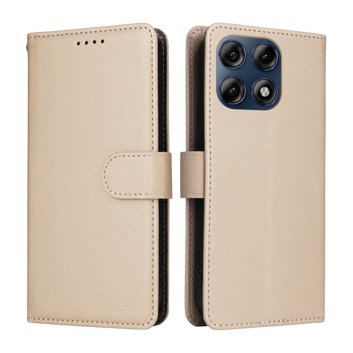 Til Motorola Edge 70 Pro 5G Etui RFID-Blokering 3 Kortlommer PU Læder Telefoncover med Håndrem