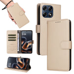 Til Motorola Edge 70 Pro 5G Etui RFID-Blokering 3 Kortlommer PU Læder Telefoncover med Håndrem