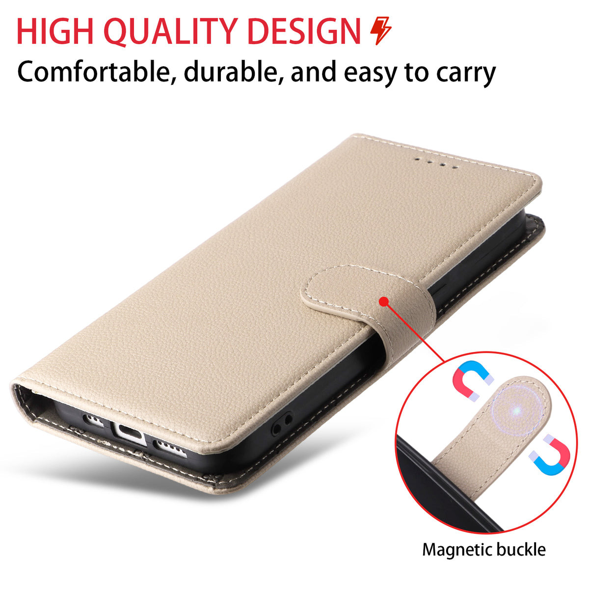 Til Motorola Edge 70 Pro 5G Etui RFID-Blokering 3 Kortlommer PU Læder Telefoncover med Håndrem