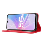 For Oppo A58 5G Imprinted Pattern PU Leather Shockproof Phone Case Wallet Stand Retro Texture Magnetic Closure Anti-scratch Phone Cover