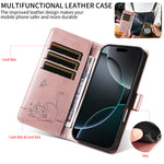 For Motorola Edge 70 Pro 5G Case Cat Pattern Imprint Leather Phone Cover with Wrist Strap