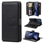 For Xiaomi 17T Leather Case with 10 Card Holder Phone Cover Stand