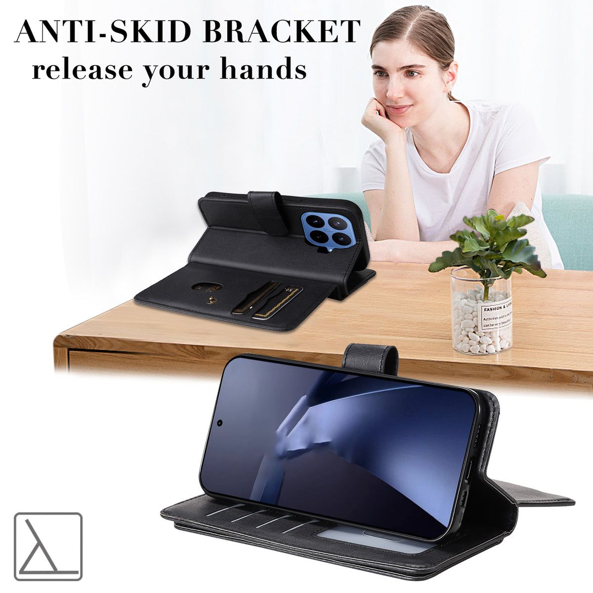For Xiaomi 17T Leather Case with 10 Card Holder Phone Cover Stand