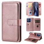 For Xiaomi 17T Leather Case with 10 Card Holder Phone Cover Stand