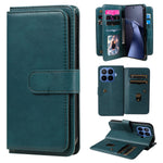 For Xiaomi 17T Leather Case with 10 Card Holder Phone Cover Stand