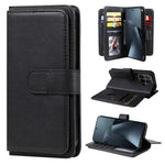 For Xiaomi 17T Pro Leather Case with 10 Card Holder Phone Cover Stand