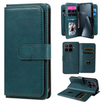 For Xiaomi 17T Pro Leather Case with 10 Card Holder Phone Cover Stand