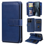 For Xiaomi 17T Pro Leather Case with 10 Card Holder Phone Cover Stand
