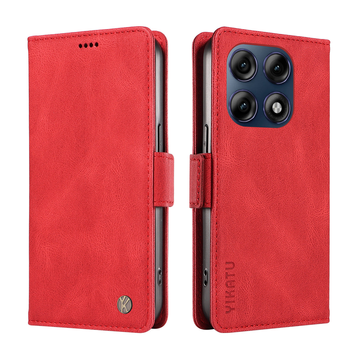 YIKATU for Motorola Edge 70 Pro 5G Leather Case  YK-005 Skin-touch Feeling Wallet Phone Cover