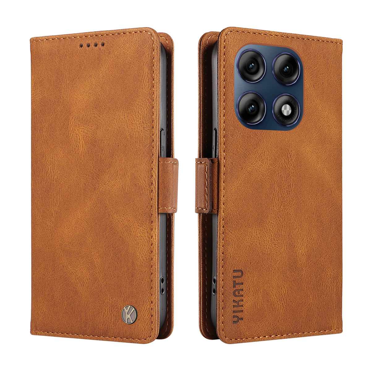 YIKATU for Motorola Edge 70 Pro 5G Leather Case  YK-005 Skin-touch Feeling Wallet Phone Cover