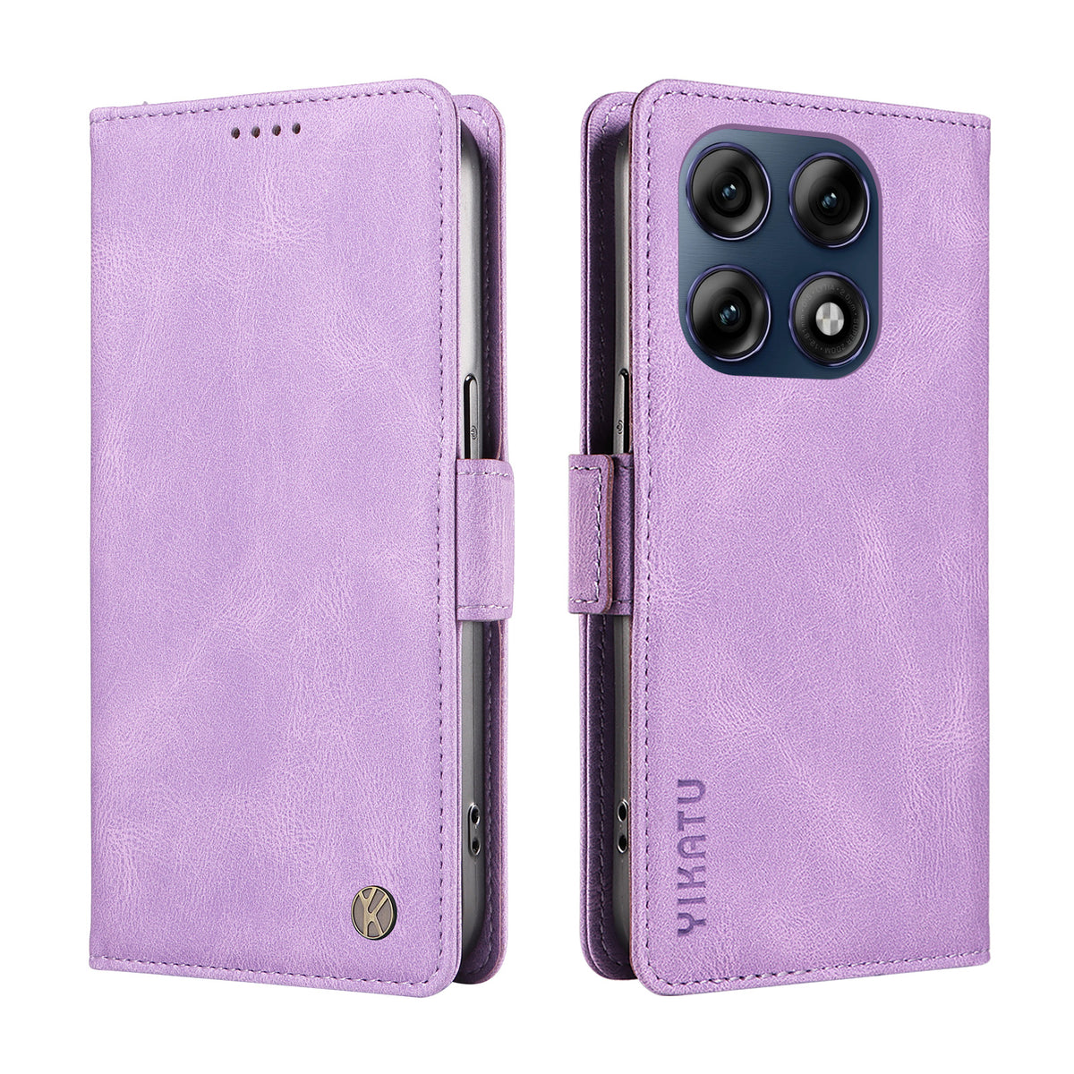 YIKATU for Motorola Edge 70 Pro 5G Leather Case  YK-005 Skin-touch Feeling Wallet Phone Cover