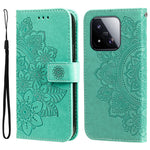For Xiaomi 17 Max Case Floral Pattern PU Leather Wallet Stand Phone Cover