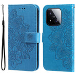 For Xiaomi 17 Max Case Floral Pattern PU Leather Wallet Stand Phone Cover