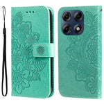 For Motorola Edge 70 Pro 5G Case Floral Pattern PU Leather Wallet Stand Phone Cover