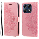 For Motorola Edge 70 Pro 5G Case Floral Pattern PU Leather Wallet Stand Phone Cover